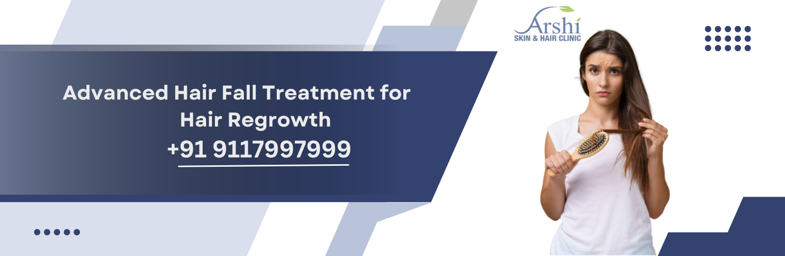 Hair Fall Treatment in Hyderabad | Advanced Hair Growth Treatment -Arshi